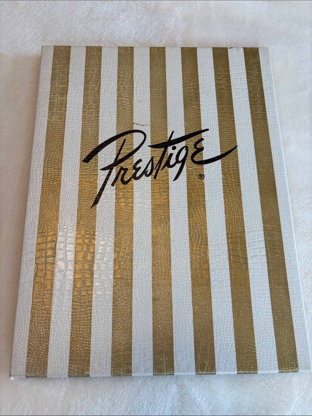 Vintage PRESTIGE 60's Nylons Thigh-High Hosiery with Original Box - (3) Pairs 9
